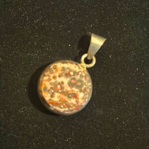 Sterling silver 2-sided pendant